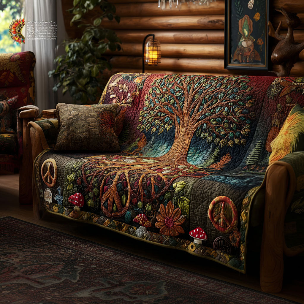 Eternal Grove Quilted Sofa Cover NCU0PT11286