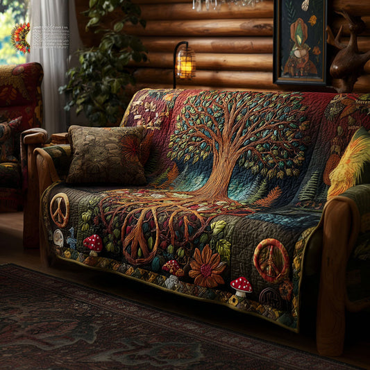 Eternal Grove Quilted Sofa Cover NCU0PT11286