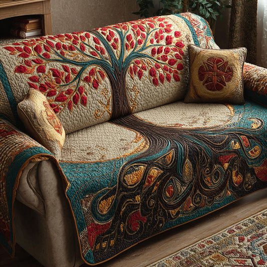 Eternal Growth Quilted Sofa Cover NCU0TD2116