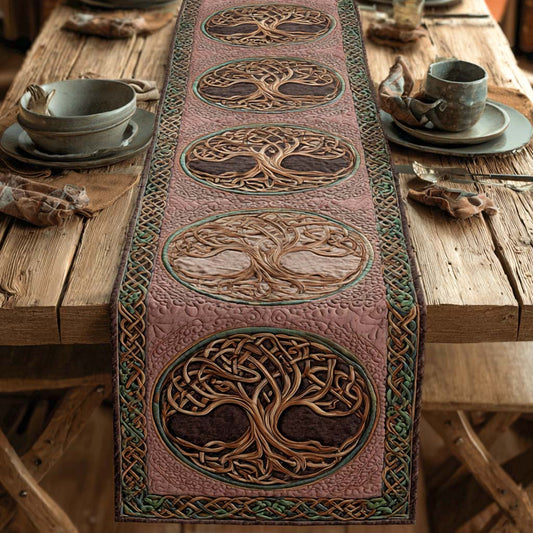 Eternal Knots Quilted Table Runner NCU0XD1104