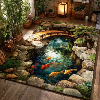 Eternal Koi Area Rug NCU0TD2555