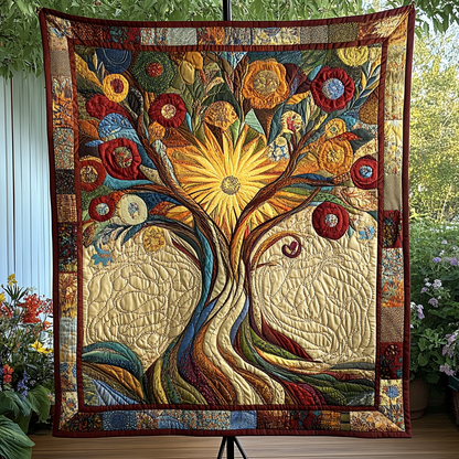 Eternal Leaves Quilted Blanket NCU0DK4460