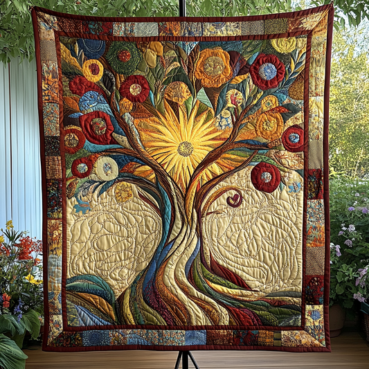 Eternal Leaves Quilted Blanket NCU0DK4460