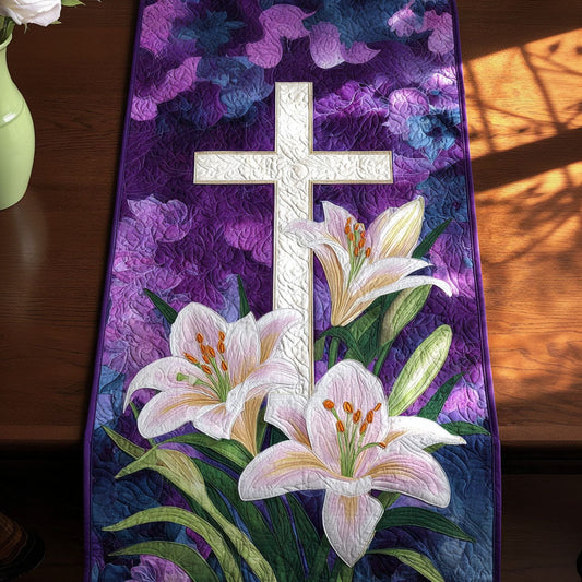 Eternal Light Quilted Table Runner NCU0NT12313