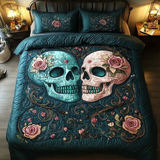 Eternal Love 3-Piece Quilted Bedding Set NCU0NT7941