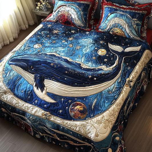 Eternal Ocean Voyage 3-Piece Quilted Bedding Set NCU0PT3759