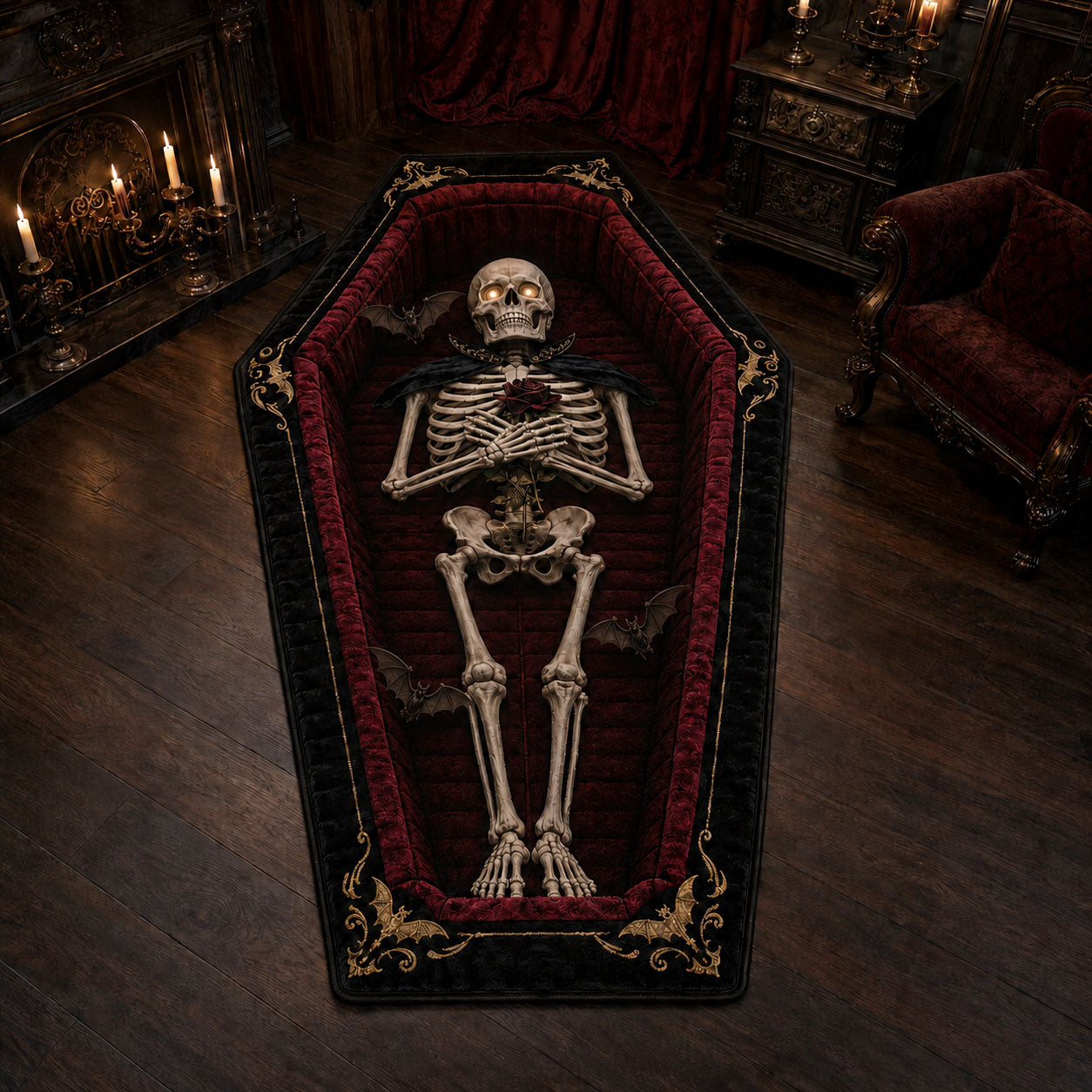 Eternal Rest Custom Shape Area Rug NCU0TD2926