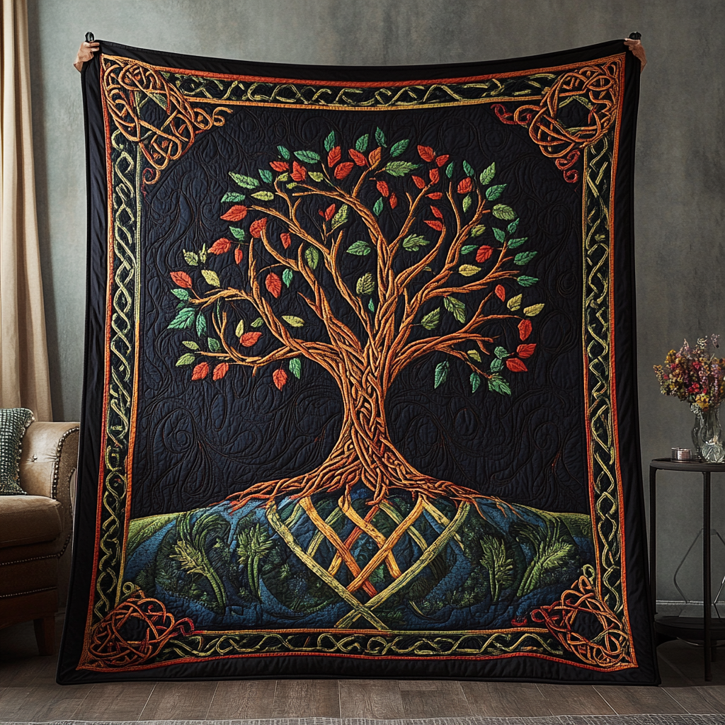 Eternal Roots Quilted Blanket NCU0DK5019