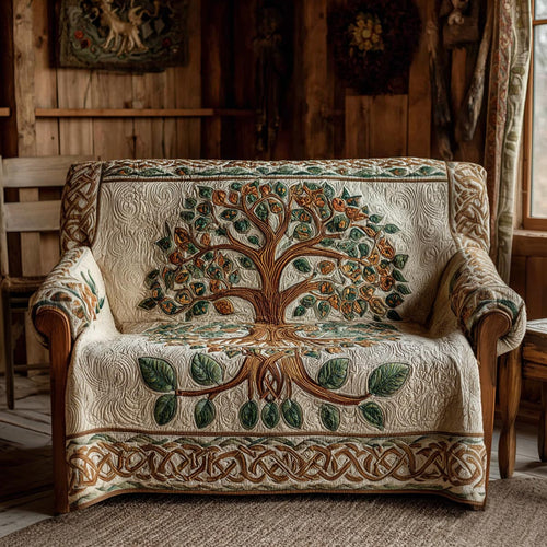 Eternal Roots Quilted Sofa Cover NCU0DV9190