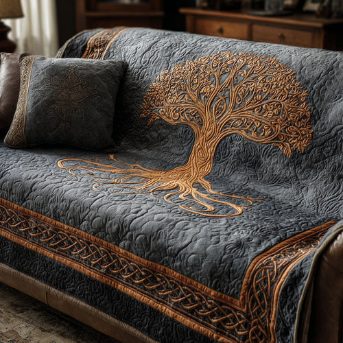 Eternal Roots Quilted Sofa Cover NCU0NT11837