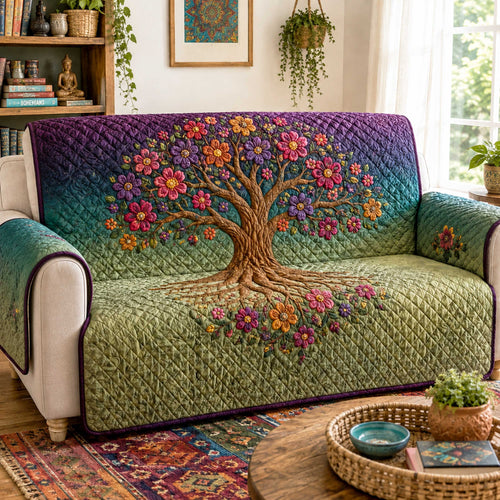 Eternal Roots Quilted Sofa Cover NCU0TD3166