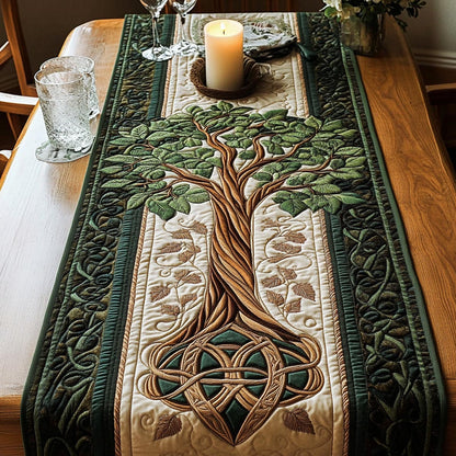 Eternal Roots Quilted Table Runner NCU0DV9308