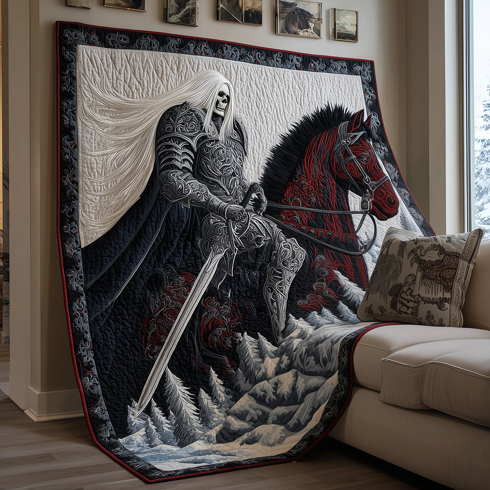 Eternal Skull Lord Quilted Blanket NCU0TH3579