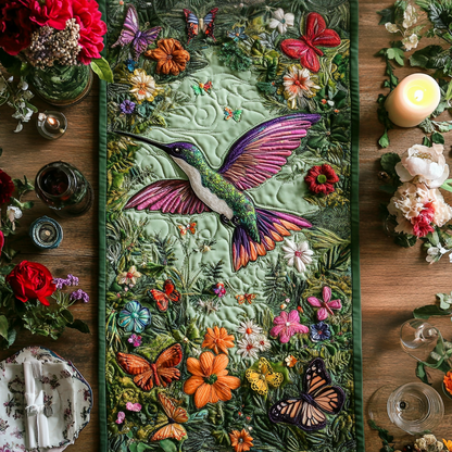 Eternal Spring Quilted Table Runner NCU0VH2322