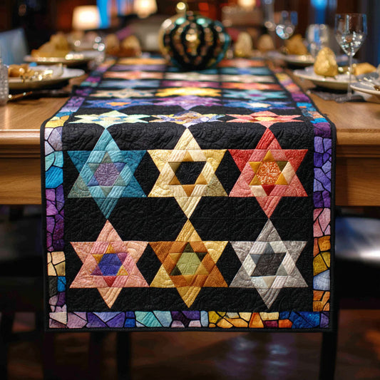 Eternal Star Quilted Table Runner NCU0NT12010