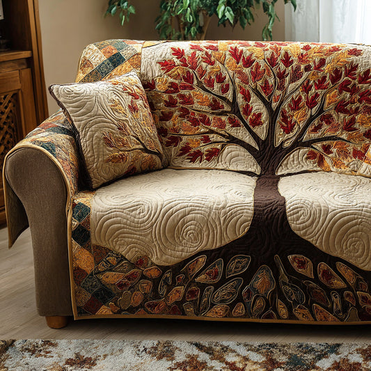 Eternal Tree Quilted Sofa Cover NCU0TD2094