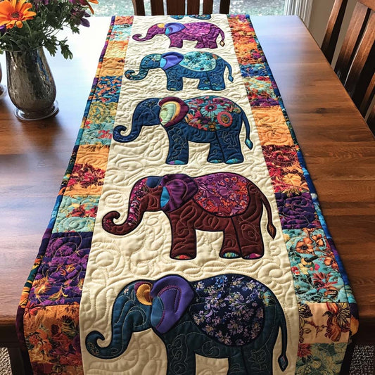 Eternal Tusk Quilted Table Runner NCU0NT7567