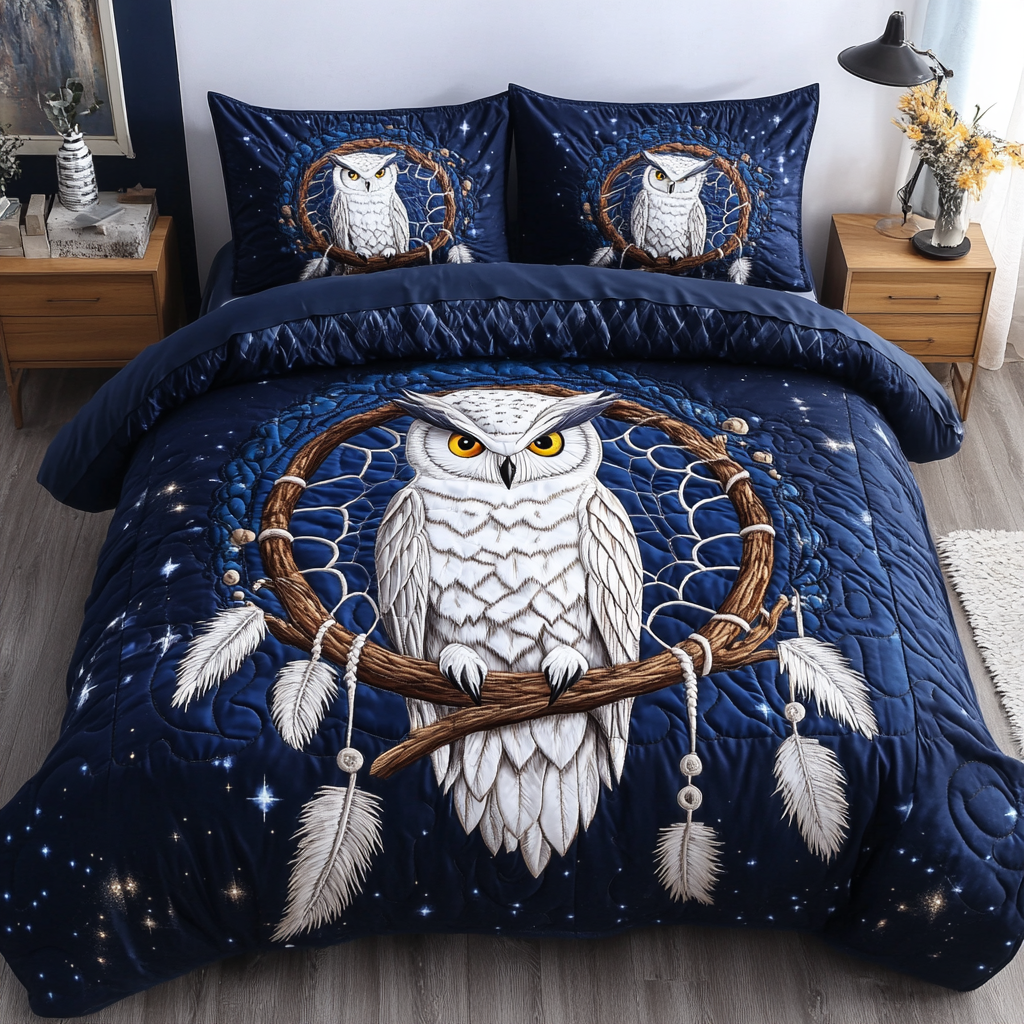 Eternal Watcher 3-Piece Quilted Bedding Set NCU0DK3335