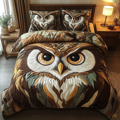 Eternal Wisdom 3-Piece Quilted Bedding Set NCU0VL1060