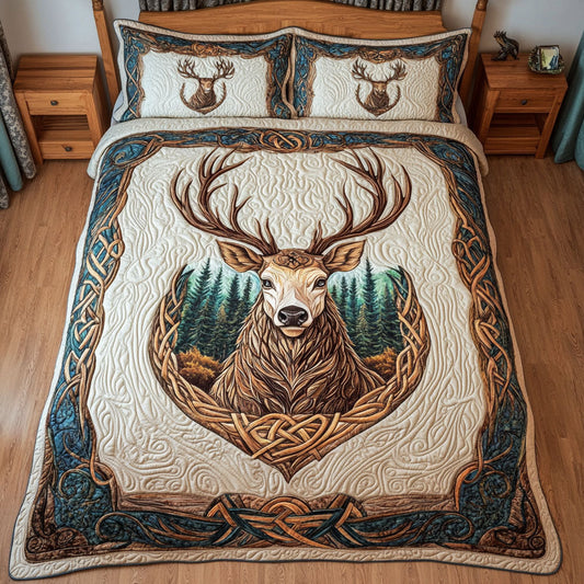 Eternal Woods Heritage 3-Piece Quilted Bedding Set NCU0PT3749