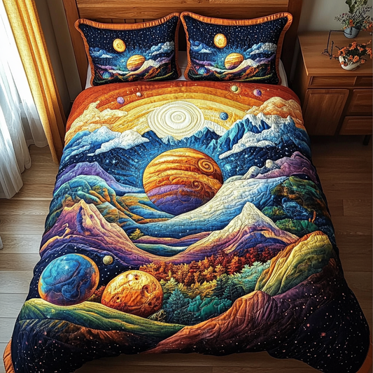 Ethereal Astronaut Quilted Bedding Set NCU0DV2677