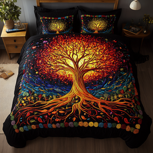 Ethereal Canopy 3-Piece Quilted Bedding Set NCU0DK4319