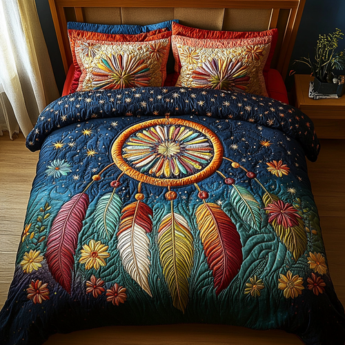Ethereal Catcher 3-Piece Quilted Bedding Set NCU0DV3438