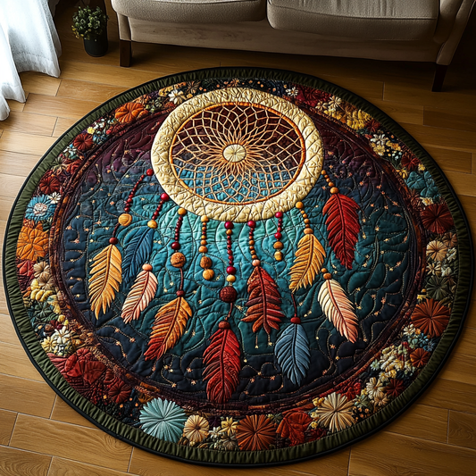 Ethereal Catcher Quilted Round Mat NCU0DV3494