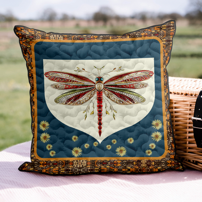 Ethereal Dragonfly Quilted Pillow Case NCU0DK3845