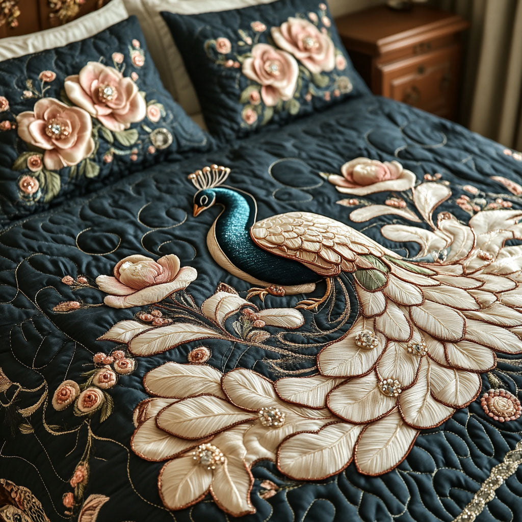 Ethereal Elegance 3-Piece Quilted Bedding Set NCU0PT4653