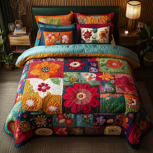 Ethereal Escape 3-Piece Quilted Bedding Set NCU0PT7029
