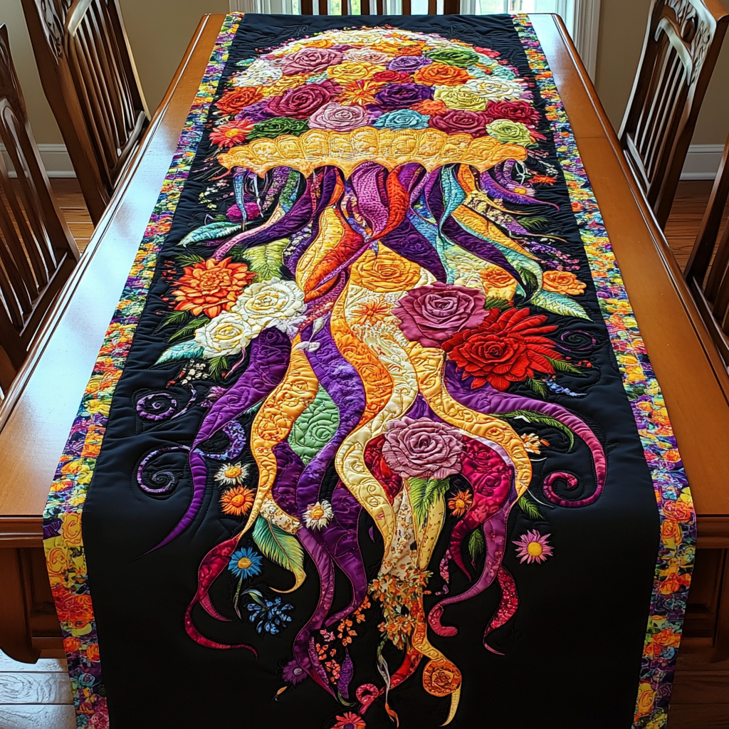 Ethereal Flow Quilted Table Runner NCU0DK6899