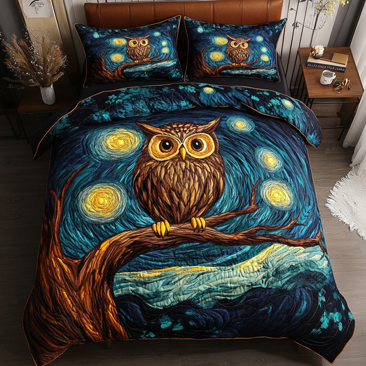 Ethereal Gaze 3-Piece Quilted Bedding Set NCU0DK4560