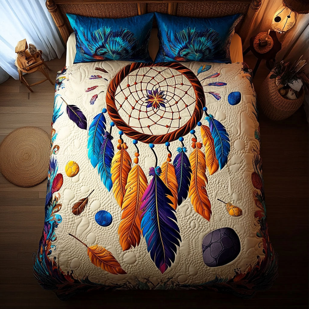 Ethereal Harmony 3-Piece Quilted Bedding Set NCU0PT2934