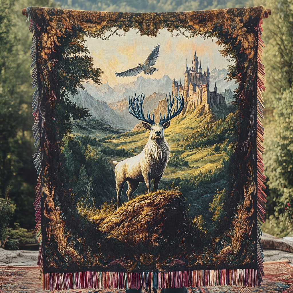 Ethereal Horizon Woven Sofa Blanket NCU0DV3990