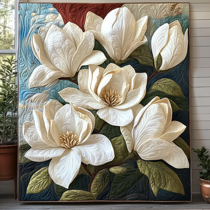 Ethereal Magnolia Quilted Blanket NCU0DV3669