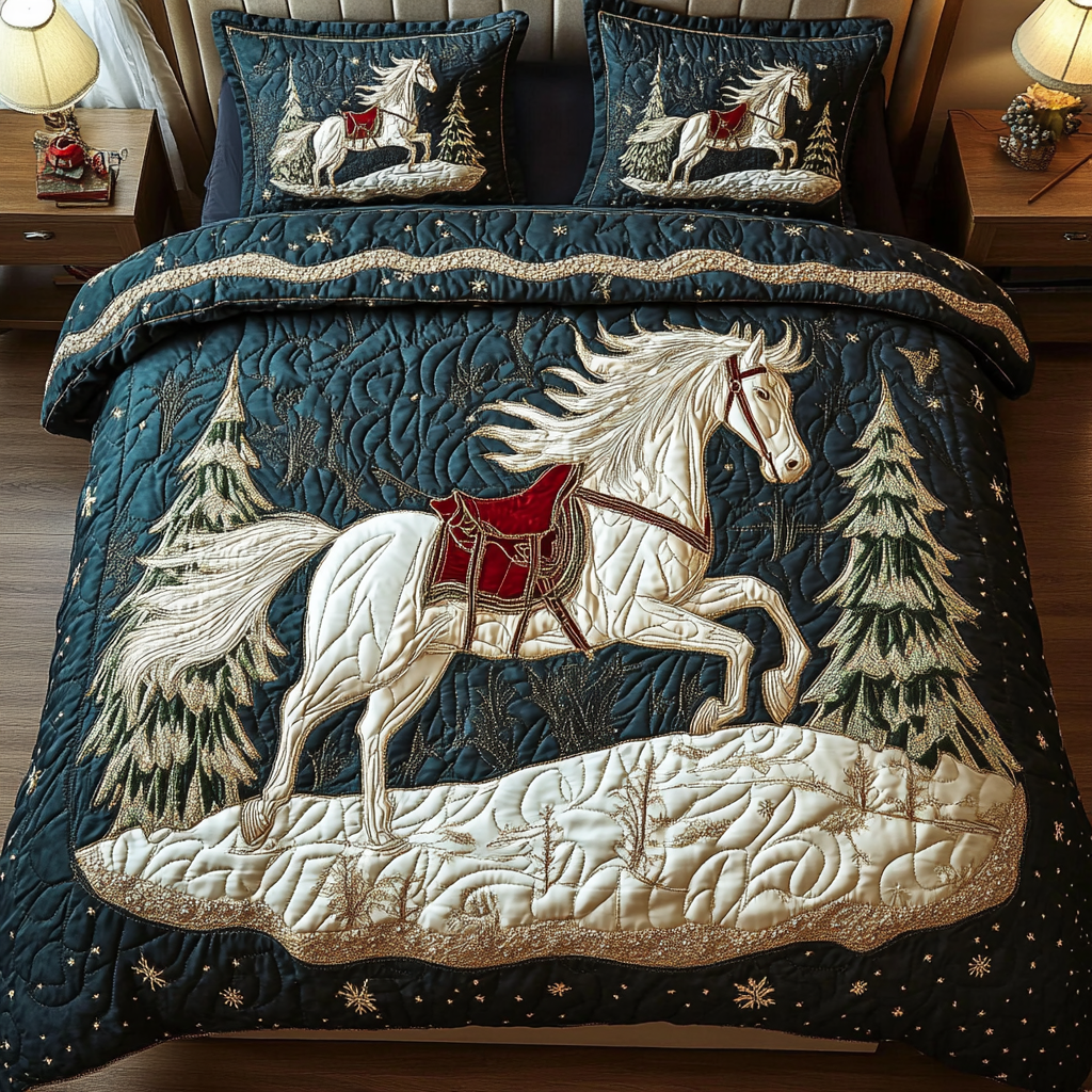 Ethereal Ride 3-Piece Quilted Bedding Set NCU0VH888
