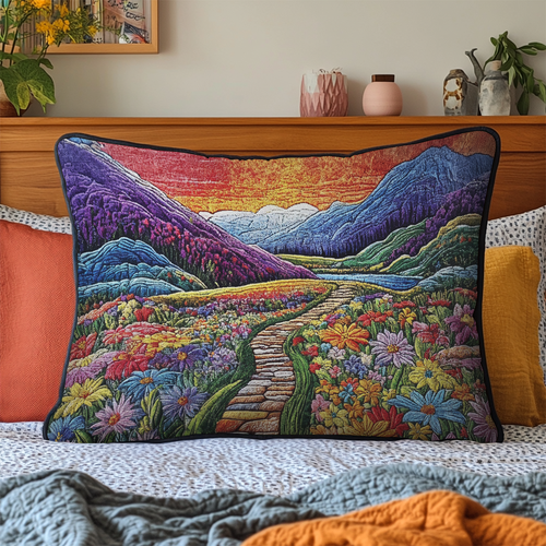 Ethereal Sunset Path Quilted Bedding Pillow Case NCU0VL1309