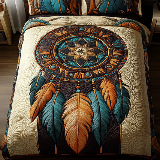 Ethereal Threads 3-Piece Quilted Bedding Set NCU0PT3493