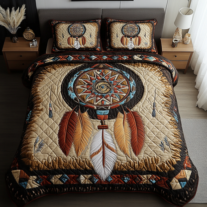 Ethereal Weave 3-Piece Quilted Bedding Set NCU0DK5184