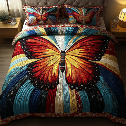 Ethereal Wings 3-Piece Quilted Bedding Set NCU0DK5579