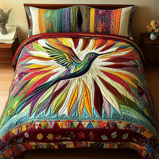 Ethereal Wings 3-Piece Quilted Bedding Set NCU0VL923
