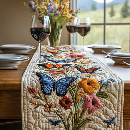 Ethereal Wings Quilted Table Runner NCU0DV3207