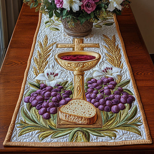 Eucharistic Grace Quilted Table Runner NCU0NT6733