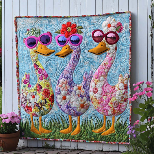 Evening Duck Song Quilted Blanket NCU0NT8249