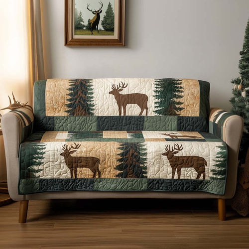 Evergreen Calm Quilted Sofa Cover NCU0NT10659