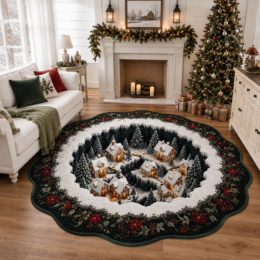 Evergreen Canyon Village Custom Shape Area Rug NCU0HH2150