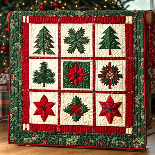 Evergreen Charm Quilted Blanket NCU0XD126