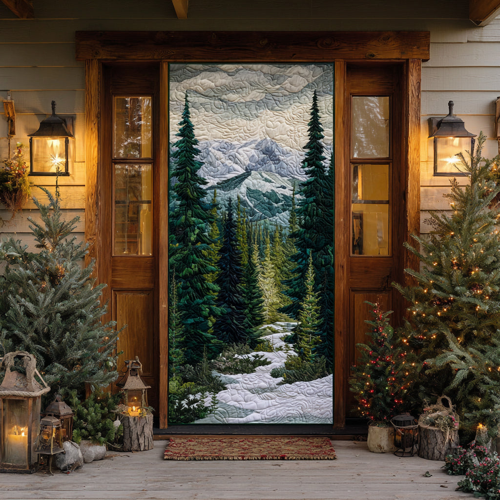 Evergreen Dream Quilted Door Cover NCU0DV8763