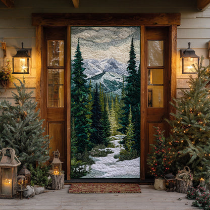 Evergreen Dream Quilted Door Cover NCU0DV8763